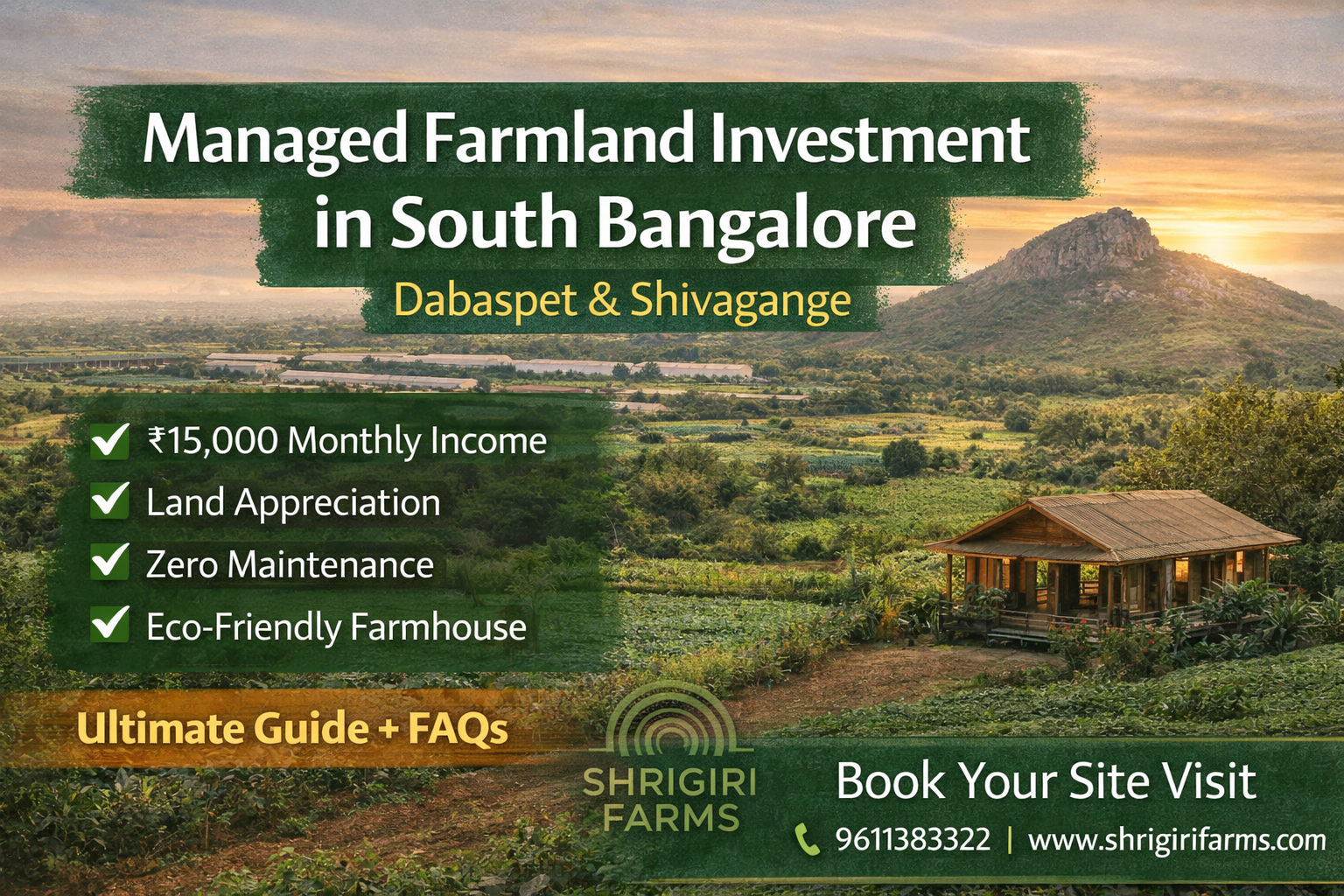 Guide to Managed Farmland Investment in South Bangalore (Dabaspet & Shivagange)